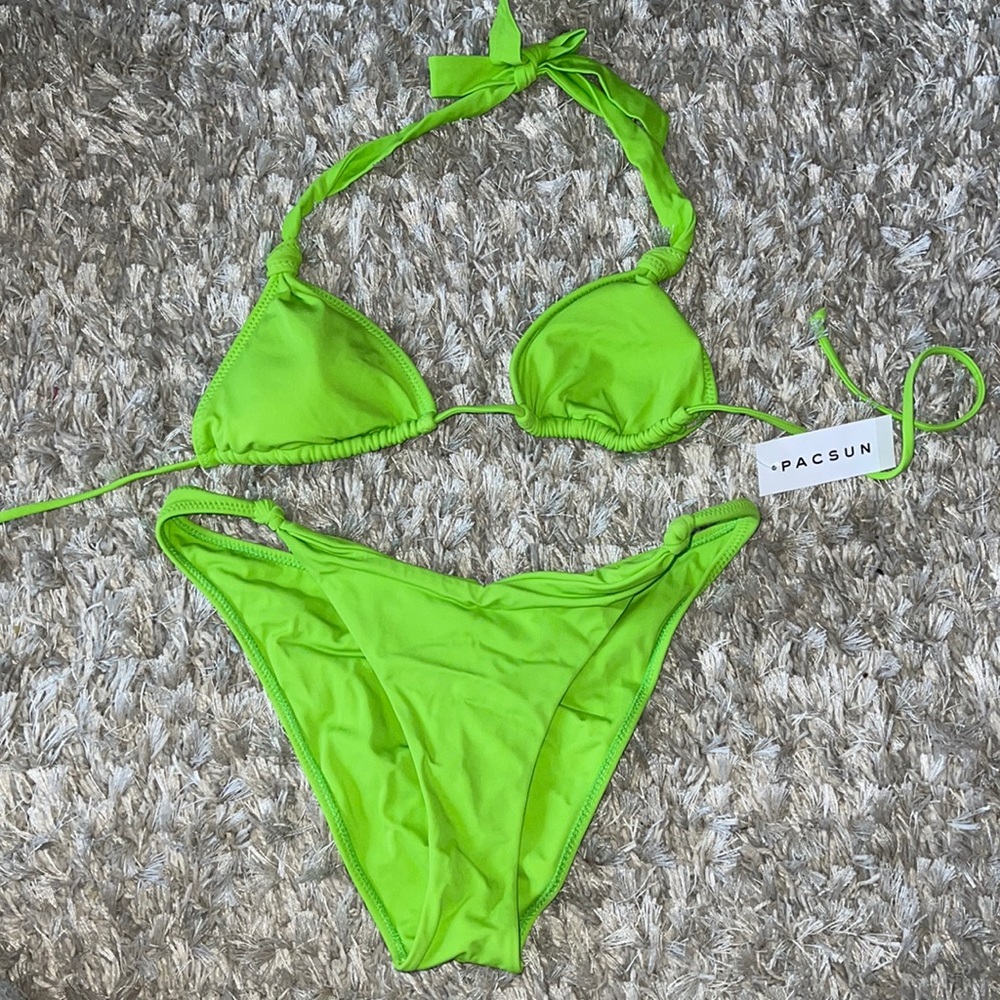 Neon Green Bikini